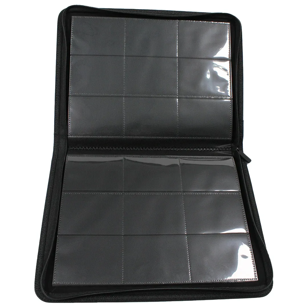 Carpeta Premium | Para 360 cartas (9 bolsillos por cara - carga lateral) - Varios Colores y con cierre - Top Deck